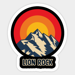 Lion Rock Sticker